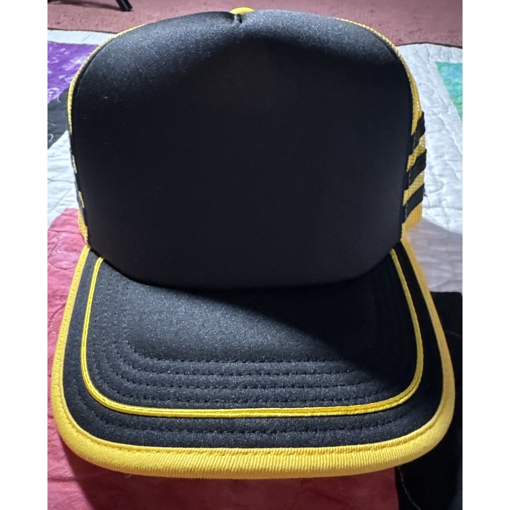 Stranger Things Dustin's OSFM Snapback Hat Season 5 Black/Yellow